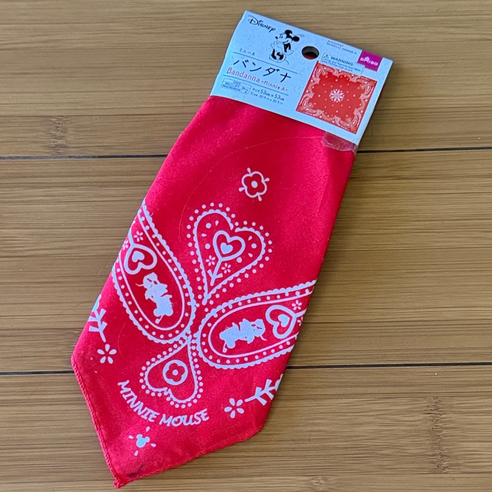 Minnie Mouse Red Bandana